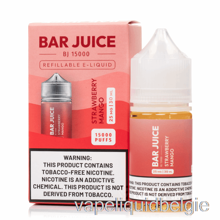 Vape Vloeibare Aardbei Mango - Reep Sap - 30ml 50mg